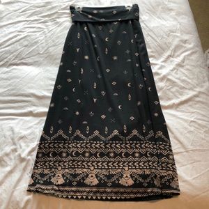 Western Maxi Skirt